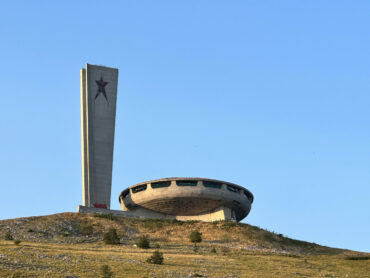Busludscha Denkmal der kommunistischen Regierung Bulgariens BKP